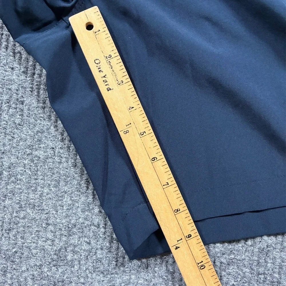 Ben Hogan Performance Mens Golf Shorts Size 40 Blue Stretch Flat Front High Rise